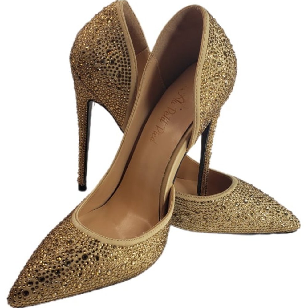 Rhinestone heels